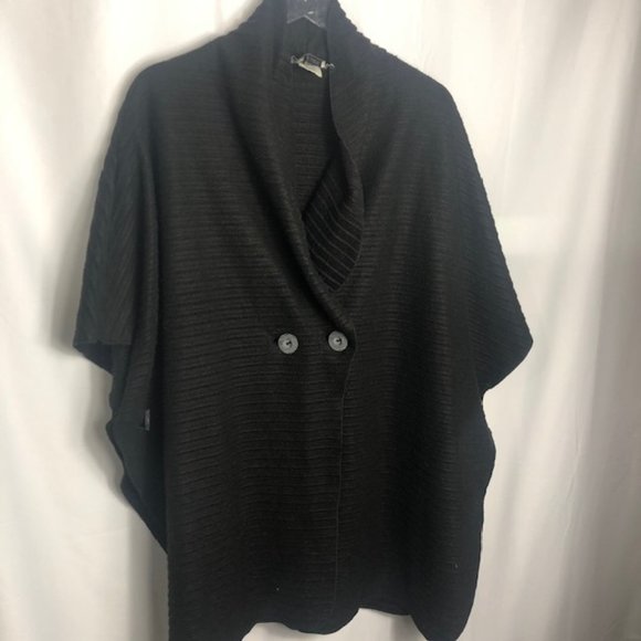 Habitat Jackets & Blazers - Habitat Clothes To Live In Black Cape Coat